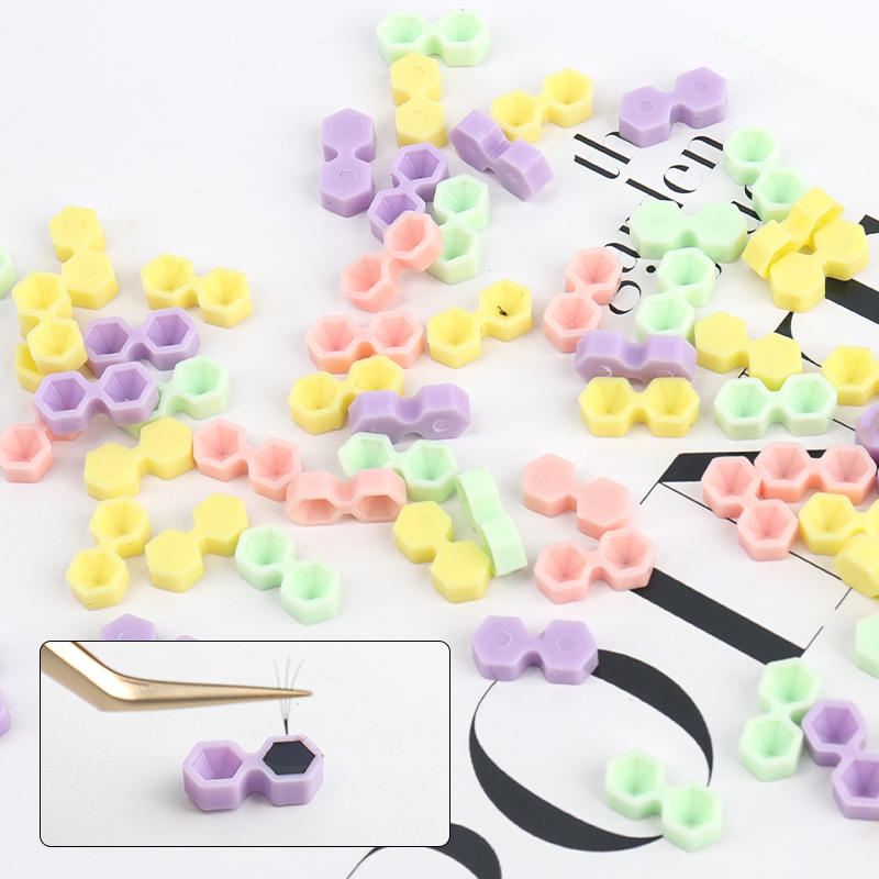 100pcs Disposable Eyelash Glue - Eyelash Extension London 评论和价格