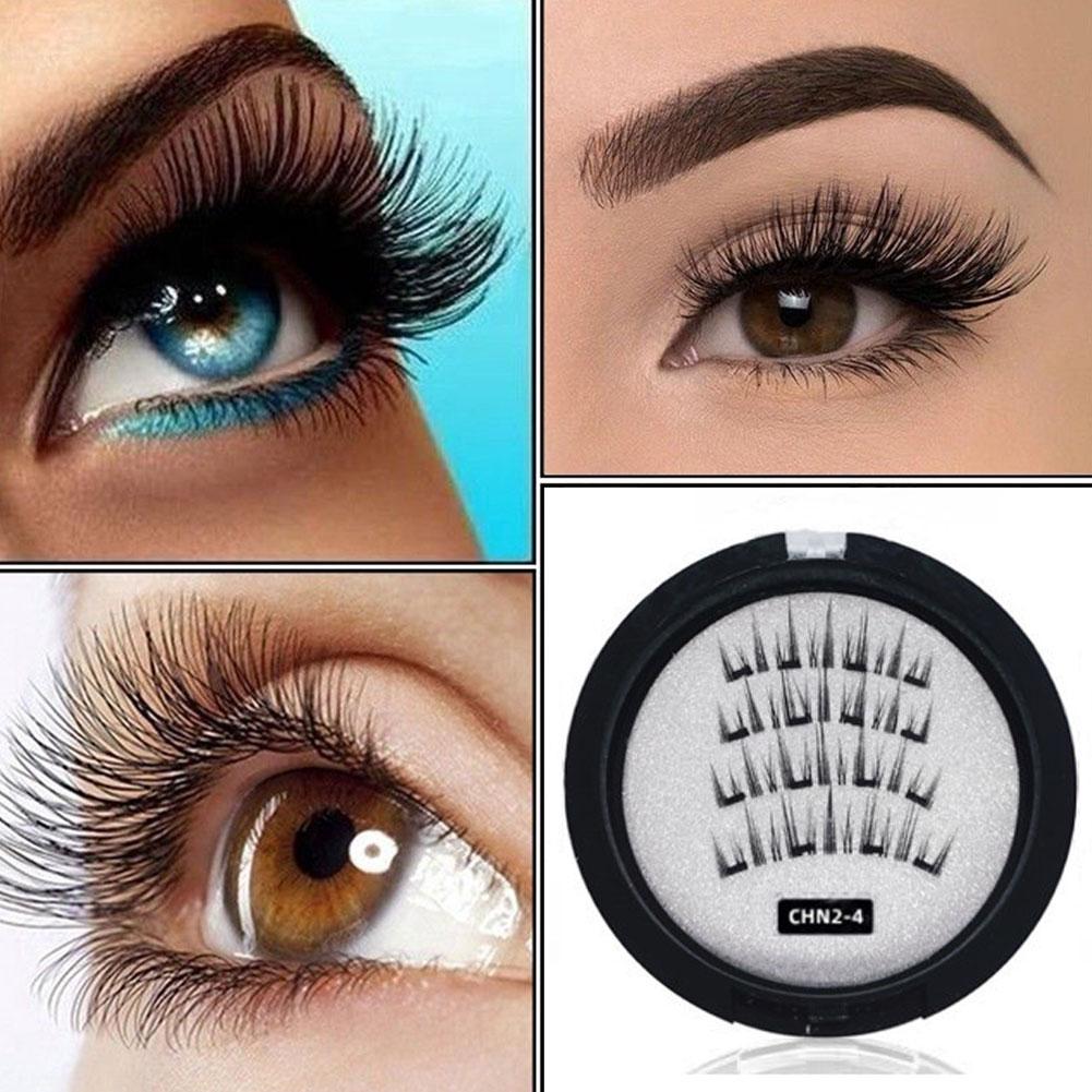 2 Pair 3D Magnetic False Eyela - Eyelash Extension For Asian Eyes 评论和价格
