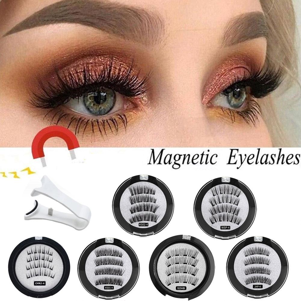 2 Pair 3D Magnetic False Eyela - Eyelash Extension For Asian Eyes 评论和价格
