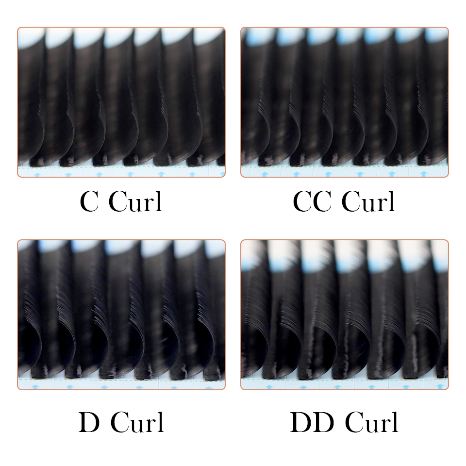 AGUUD 10 Cases/Lot Matte Black - Eyelash Extension Russian 评论和价格