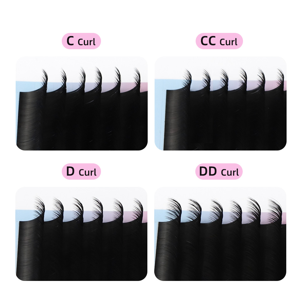 RUJADE 5 Cases/Lot False Eyela - Eyelash Extension Human Hair 评论和价格